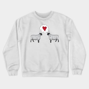 Ewes In Love Crewneck Sweatshirt